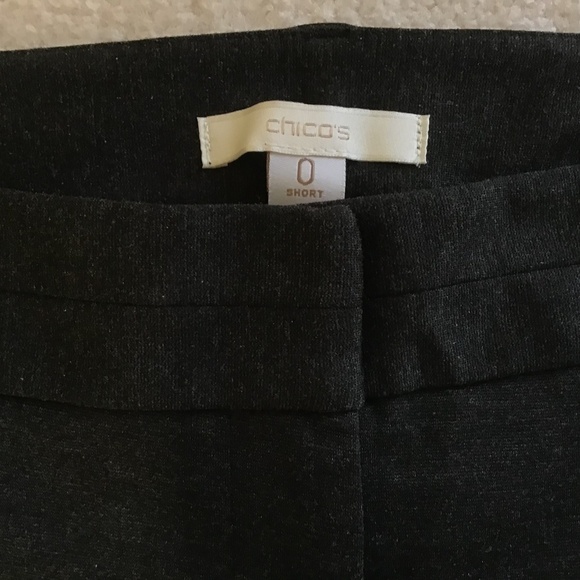 Chico's dark gray  Trousers 0 (Size 4) - Picture 3 of 4